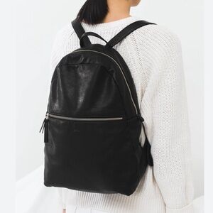 BAGGU Work Backpack in Black Leather 🖤